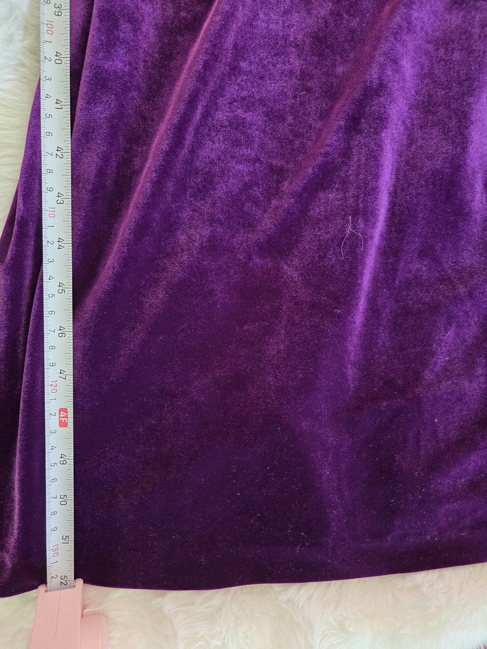 90s Whimigoth Deep Purple Velvet Maxi Worthimgton Dress - Picture 9 of 11